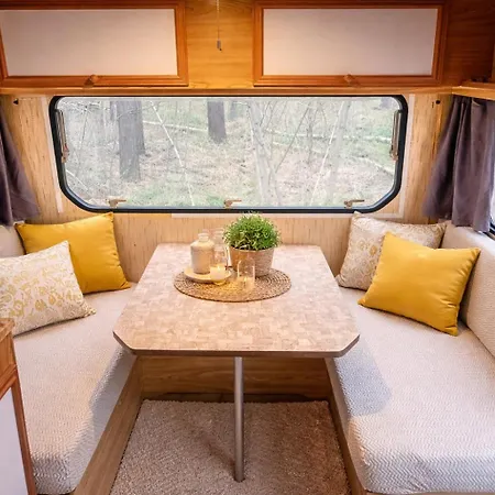 Grünzeit Caravanübernachtungen Und Einfache Hütten Im Wald * Cottbus